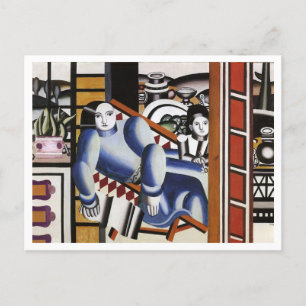 Fernand Léger, 1922, La femme et l'enfant, Modern Briefkaart