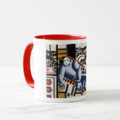 Fernand Léger, 1922, La femme et l'enfant, Modern Mok (Voorkant links)
