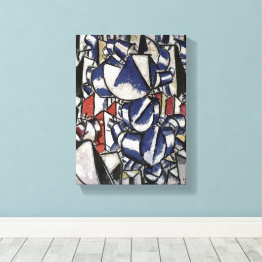 Fernand Leger Contrast of Forms Canvas Afdruk (Insitu (Houten vloer))