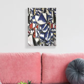 Fernand Leger Contrast of Forms Canvas Afdruk (Insitu (Woonkamer))