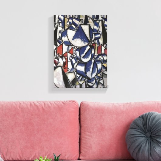 Fernand Leger Contrast of Forms Canvas Afdruk (Insitu (Woonkamer))