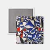 Fernand Leger Contrast of Forms Magneet (Voorkant / Achterkant)
