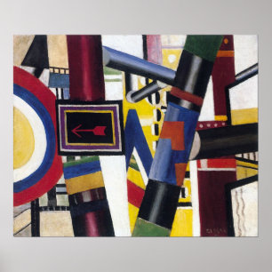 FERNAND LEGER-DE SPOORWEGGROOT POSTER