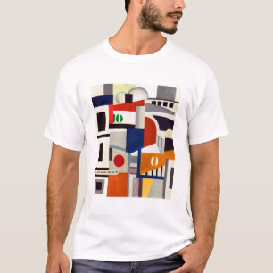 Fernand Leger Rooftops van Parijs T-shirt