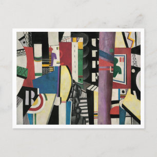 Fernand Léger, The City, 1919, Modern Briefkaart