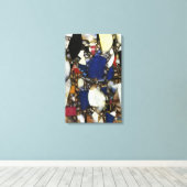  Fernand Leger Woman in Blue Canvas Afdruk (Insitu (Houten vloer))