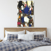  Fernand Leger Woman in Blue Canvas Afdruk (Insitu (Slaapkamer))
