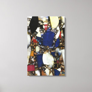 Fernand Leger Woman in Blue Canvas Afdruk