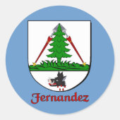 Fernandez Family Shield Stickers (Voorkant)