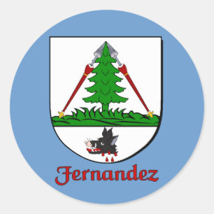 Fernandez Family Shield Stickers