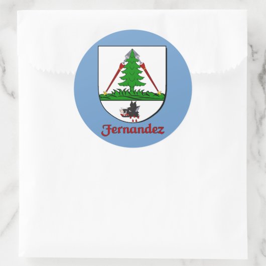 Fernandez Family Shield Stickers (Tas)