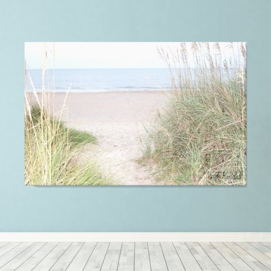 Fernandina Beach Access Canvas Afdruk (Insitu (Houten vloer))