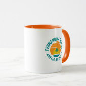 Fernandina Beach Amelia Island Florida Coffee Mug Mok (Voorkant rechts)
