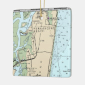 Fernandina Beach FL Ceramic Ornament (Links)