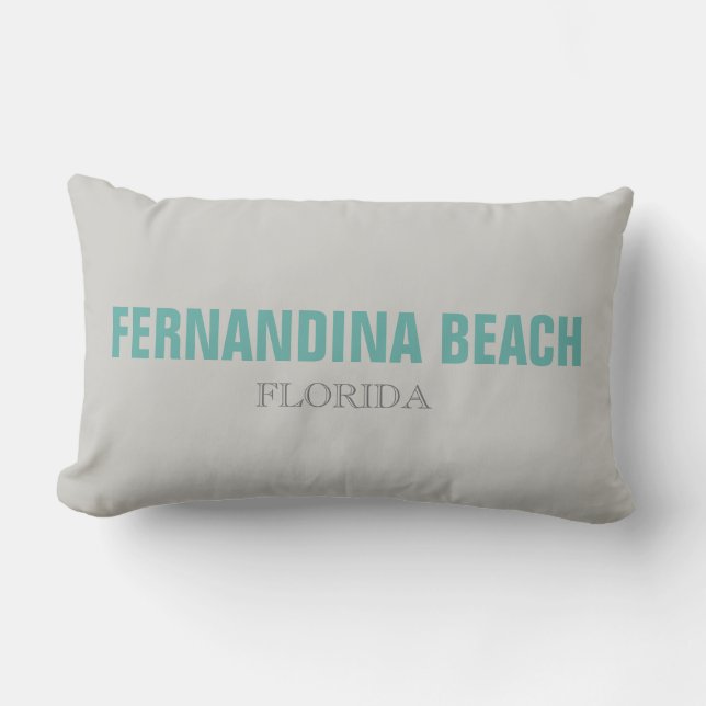 Fernandina Beach Florida Beach Sierkussen Kussen (Voorkant)