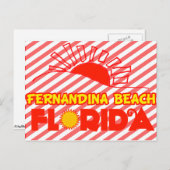 Fernandina Beach, Florida Briefkaart (Voorkant / Achterkant)