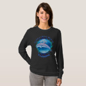 Fernandina Beach Florida Vacation Souvenir Dolphin T-shirt (Voorkant volledig)