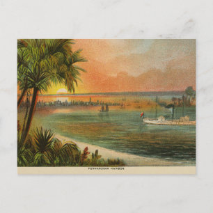 Fernandina Harbour Amelia Island Briefkaart