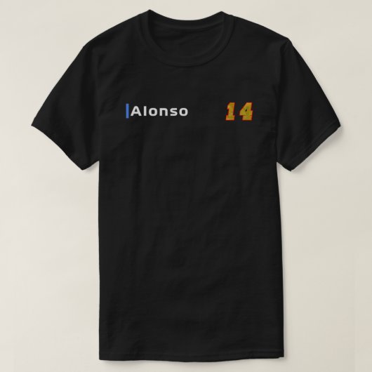 Fernando Alonso 14 T-shirt (Design voorkant)