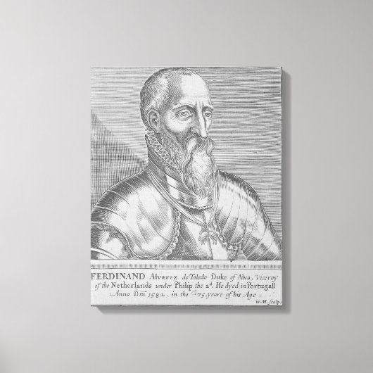 Fernando Alvarez de Toledo, 3e hertog van Alba 2 Canvas Afdruk (Voorkant)