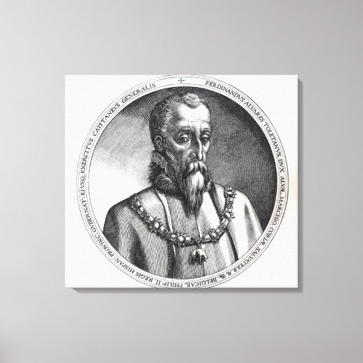 Fernando Alvarez de Toledo, 3e hertog van Alba Canvas Afdruk (Voorkant)