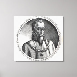 Fernando Alvarez de Toledo, 3e hertog van Alba Canvas Afdruk