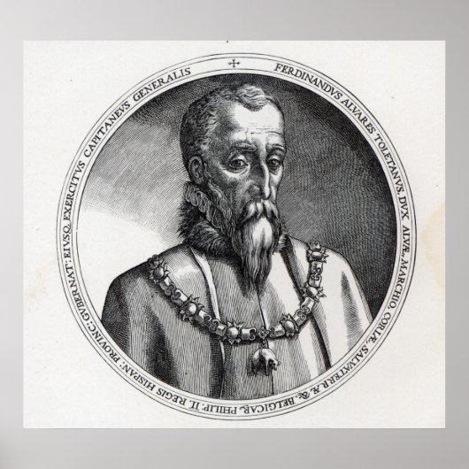 Fernando Alvarez de Toledo, 3e hertog van Alba Poster (Voorkant)