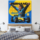 Fernando Canvas Afdruk (Insitu (Slaapkamer))