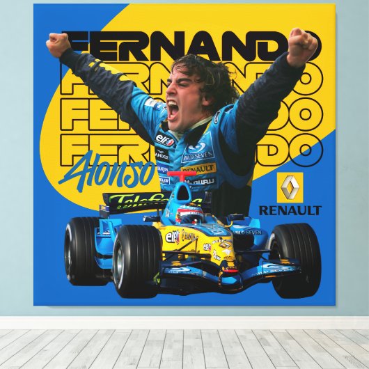 Fernando Canvas Afdruk (Insitu (Houten vloer))