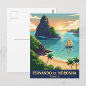 Fernando de Noronha Brazil Briefkaart (Voorkant / Achterkant)