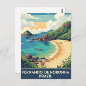Fernando de Noronha Brazil Briefkaart (Voorkant / Achterkant)