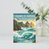 Fernando de Noronha Brazilië Briefkaart (Staand voorkant)