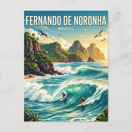 Fernando de Noronha Brazilië Briefkaart (Voorkant)