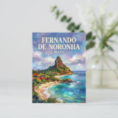 Fernando de Noronha Brazilië Briefkaart (Staand voorkant)