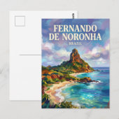 Fernando de Noronha Brazilië Briefkaart (Voorkant / Achterkant)