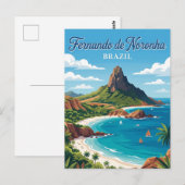 Fernando de Noronha Brazilië Briefkaart (Voorkant / Achterkant)