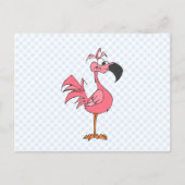 Fernando Flamingo Briefkaart (Voorkant)