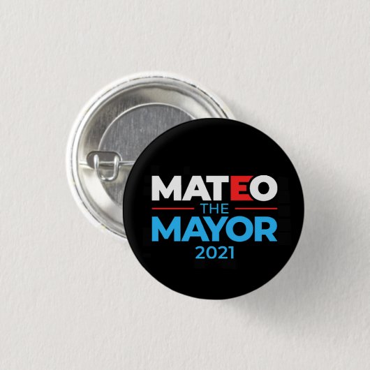 Fernando Mateo NYC Mayor 2021 Ronde Button 3,2 Cm (Voorkant /achterkant)
