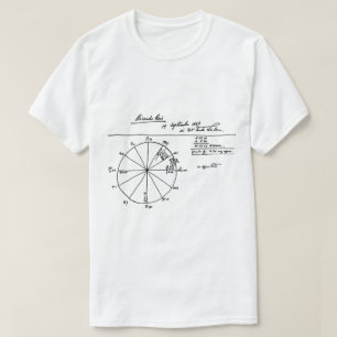 FERNANDO PESSOA ASTROLOGISCH CHART VAN RICARDO REI T-SHIRT