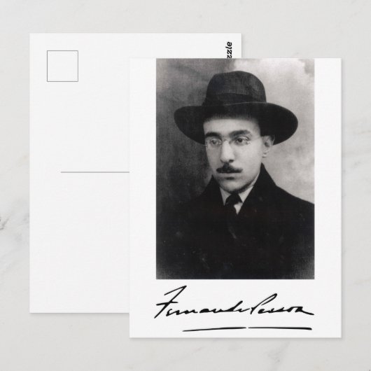 Fernando Pessoa Briefkaart (Voorkant / Achterkant)