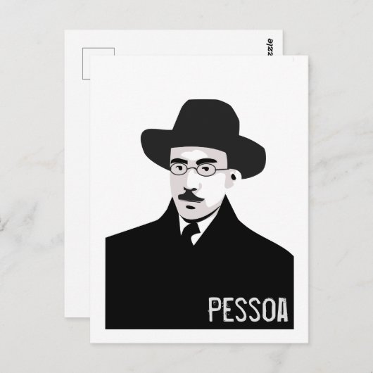 Fernando Pessoa Briefkaart (Voorkant / Achterkant)