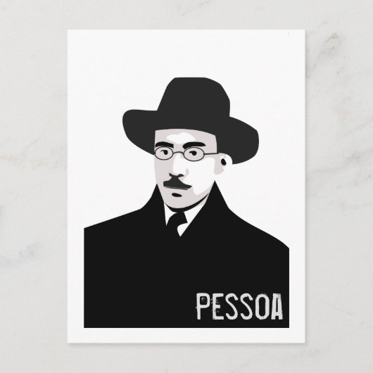 Fernando Pessoa Briefkaart (Voorkant)