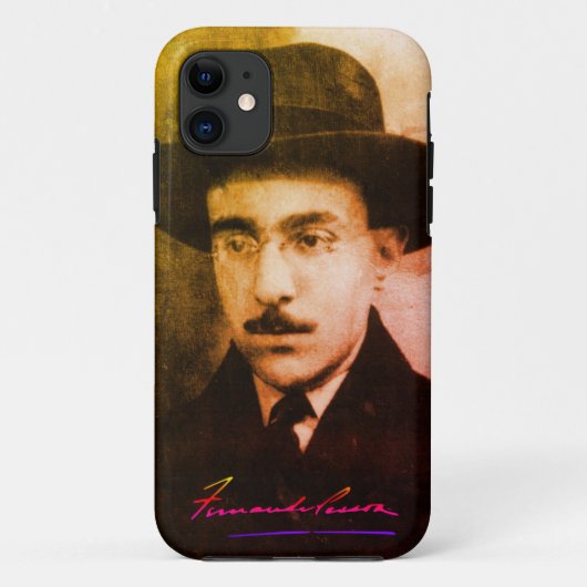 Fernando Pessoa Hoesje-Mate iPhone Case (Achterkant)