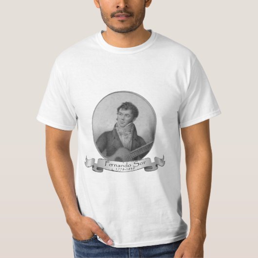 Fernando Sor T-shirt (Voorkant)