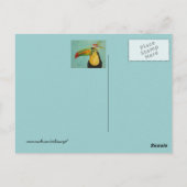 Fernando the toucan briefkaart (Achterkant)