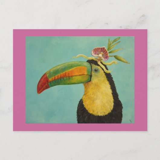 Fernando the toucan briefkaart (Voorkant)