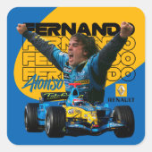 Fernando Vierkante Sticker (Voorkant)