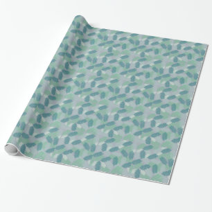 fernebladeren patroon op lichtgrijs cadeaupapier