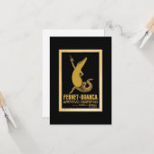  Fernet Alligator Crocodile Branca Kaart (Voorkant / Achterkant in situ)