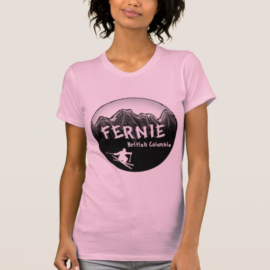 Fernie British Columbia Canada T-shirt (Voorkant)